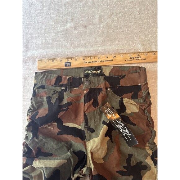 Like An Angel Ruched‎ Scrunched Lightweight Camo Skinny Pants Size M - NWT - Picture 5 of 8